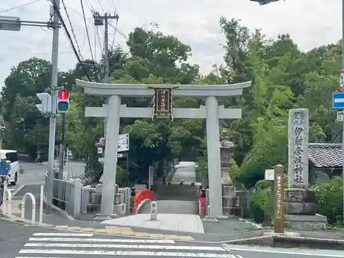 （山田）伊射奈岐神社の鳥居
