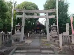 白山社（前田白山社）の鳥居