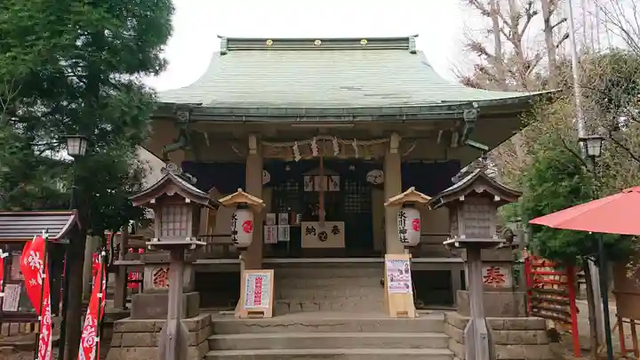 上目黒氷川神社の本殿・本堂