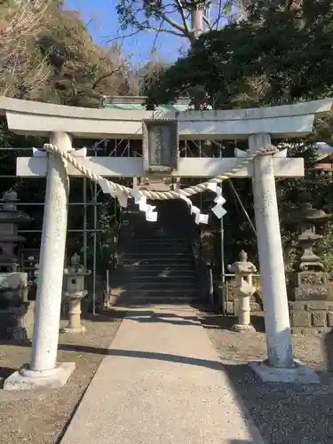 手子神社の鳥居