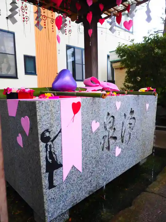 五泉八幡宮の手水舎