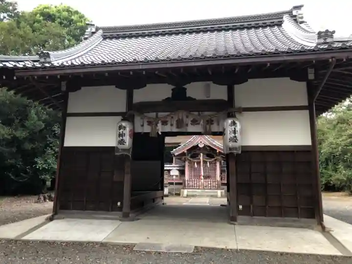 雙栗神社の山門・神門