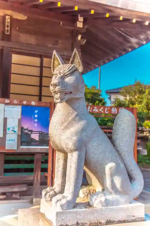 嶋館神社の狛犬