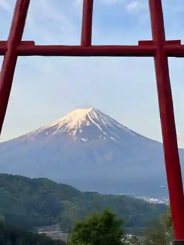 河口浅間神社の景色