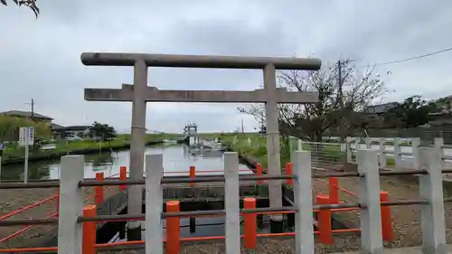 息栖神社の鳥居