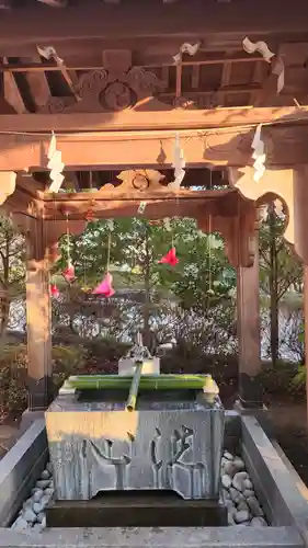 鏡石鹿嶋神社 ＊安産・開運・勝利の神さま＊の手水舎