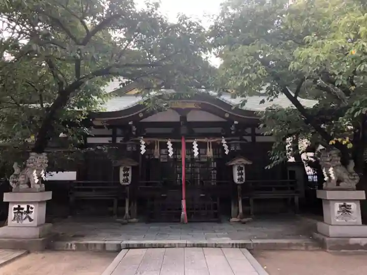 難波八幡神社の本殿・本堂