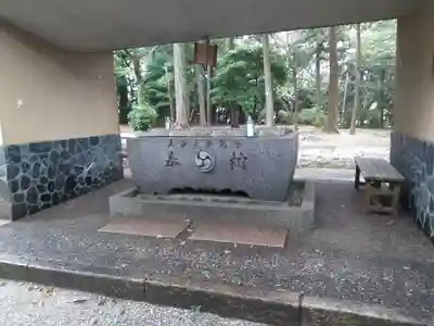 東大野八幡神社の手水舎
