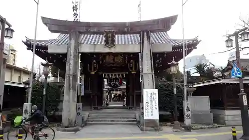 櫛田神社の鳥居