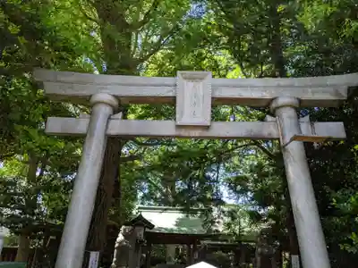 奥澤神社の鳥居