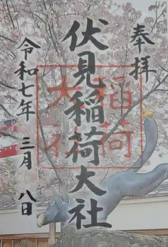 伏見稲荷大社の御朱印