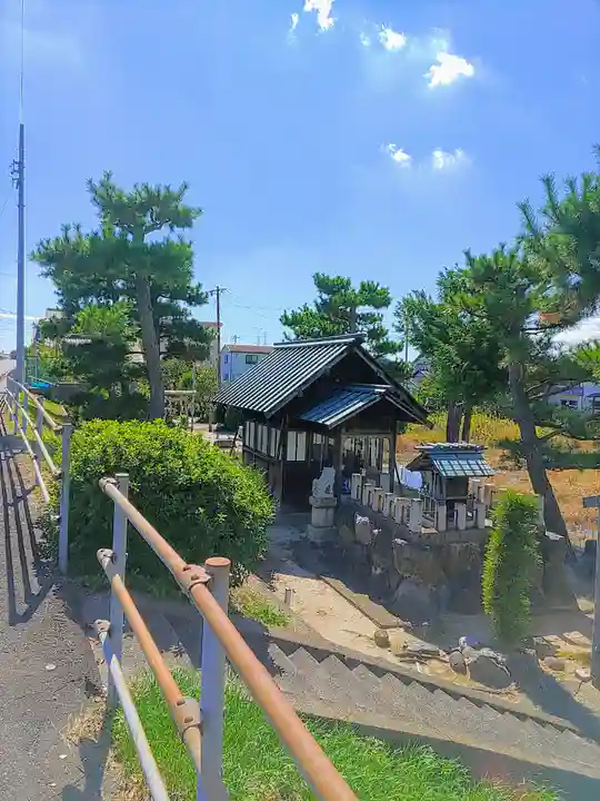 善太新田神明社の自然