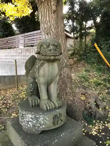 野代神社の狛犬