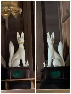 花山稲荷神社の狛犬