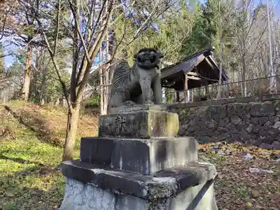 愛別神社の狛犬