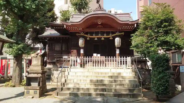 池尻稲荷神社の本殿・本堂