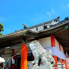 高塚熊野神社の狛犬