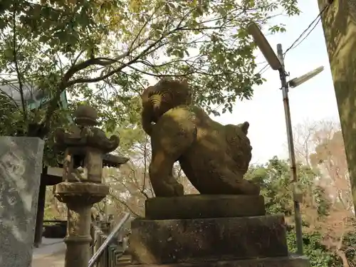 四條畷神社の狛犬