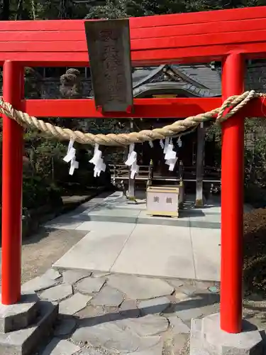 武州柿生琴平神社の鳥居