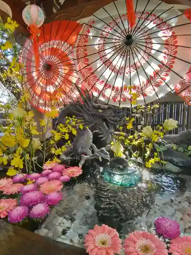 法輪寺の手水舎