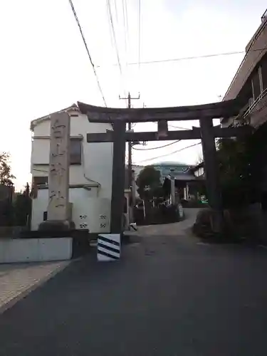白山神社の鳥居