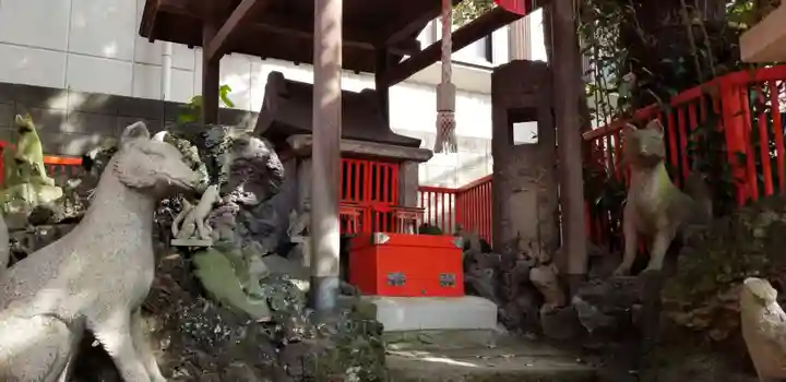 三囲神社の狛犬