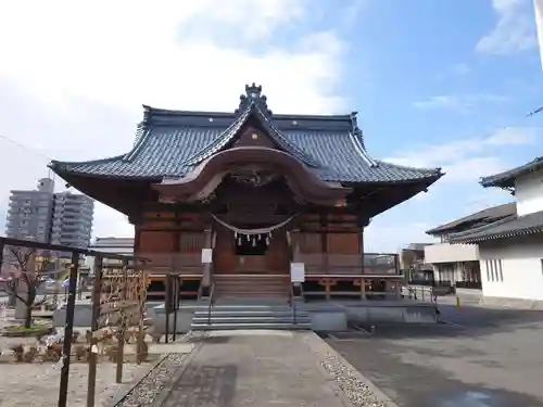 沼垂白山神社の本殿