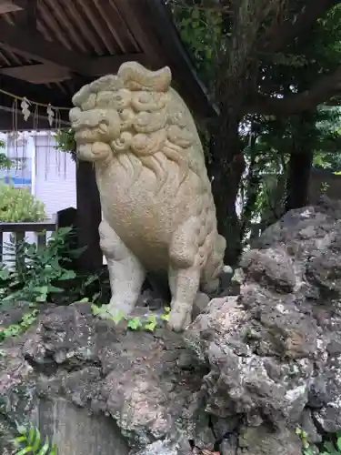 柏諏訪神社の狛犬