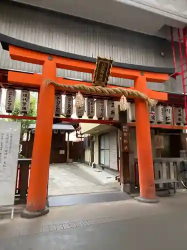 八坂神社御供社（又旅社）の鳥居