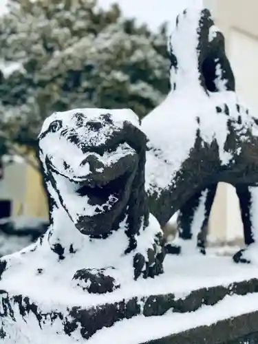 伊達神社の狛犬