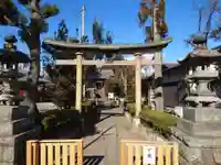 上中居諏訪神社の鳥居