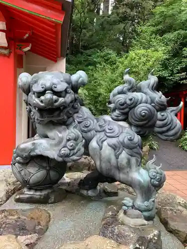 箱根神社の狛犬