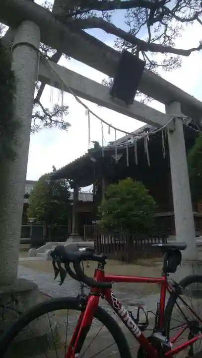 胡録神社の鳥居