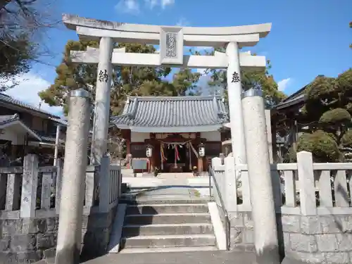 水堂須佐男神社の鳥居