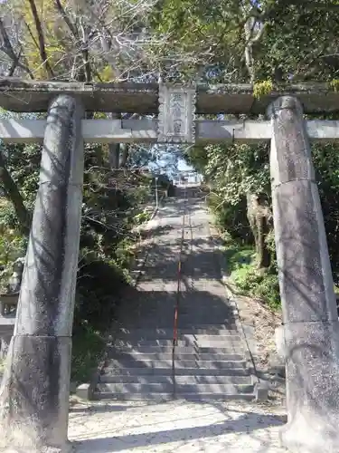 千栗八幡宮の鳥居