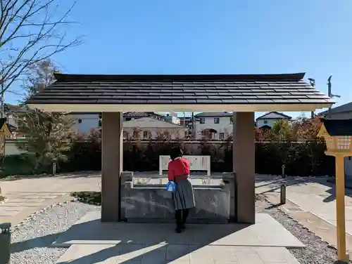 千葉縣護國神社の手水舎
