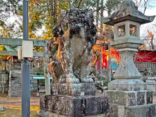 針綱神社の狛犬