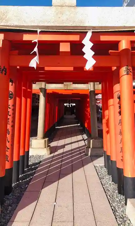 東京羽田 穴守稲荷神社の鳥居