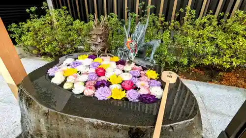 駒込妙義神社の手水舎