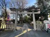 鳩森八幡神社の鳥居