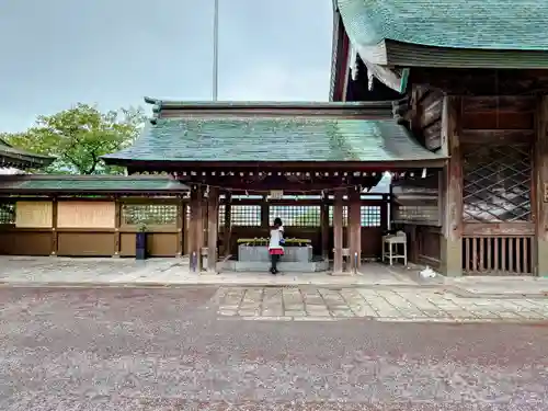 鎮西大社諏訪神社の手水