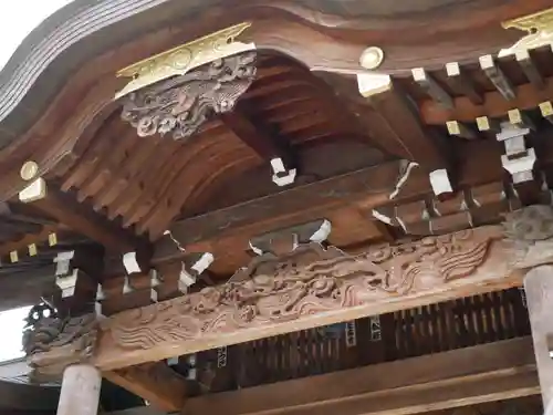 鳩ヶ谷氷川神社の山門