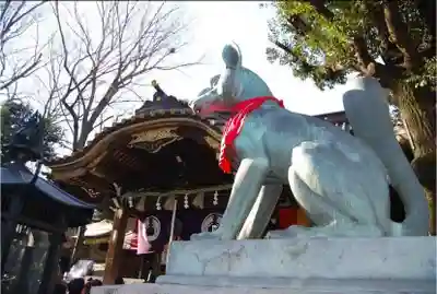 豊川稲荷東京別院の狛犬