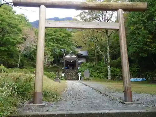 公時神社の鳥居