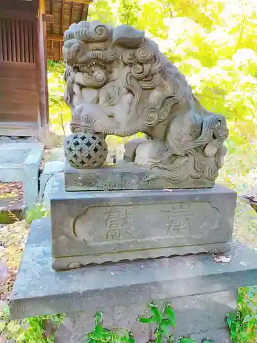 菜洗神社の狛犬