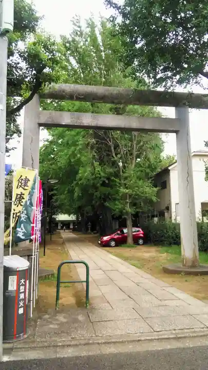 駒込天祖神社の鳥居