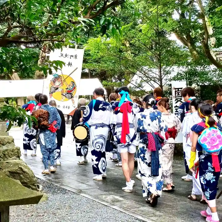 諏訪八幡神社のお祭り