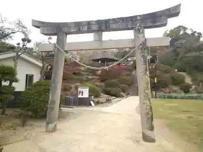 國鉾神社の鳥居