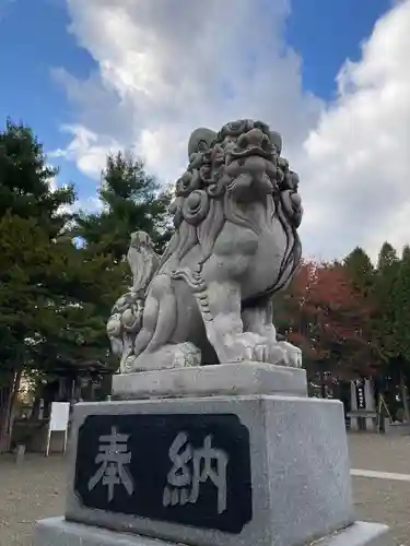 當麻神社の狛犬