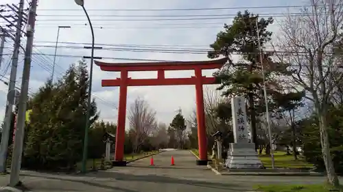 美瑛神社の鳥居